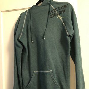 Freecity green pull-over hoodie